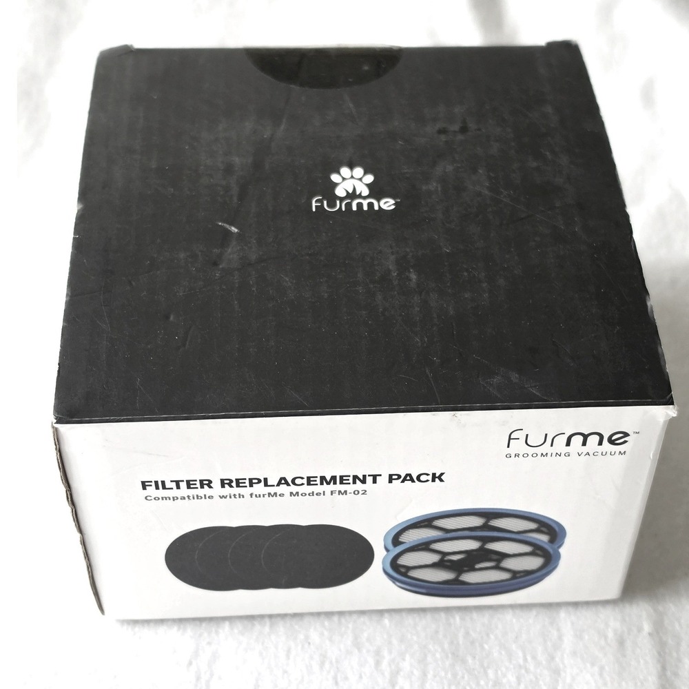 furMe Filter Replacement Pack for Grooming Vacuum Model FM-02 Blue Black New